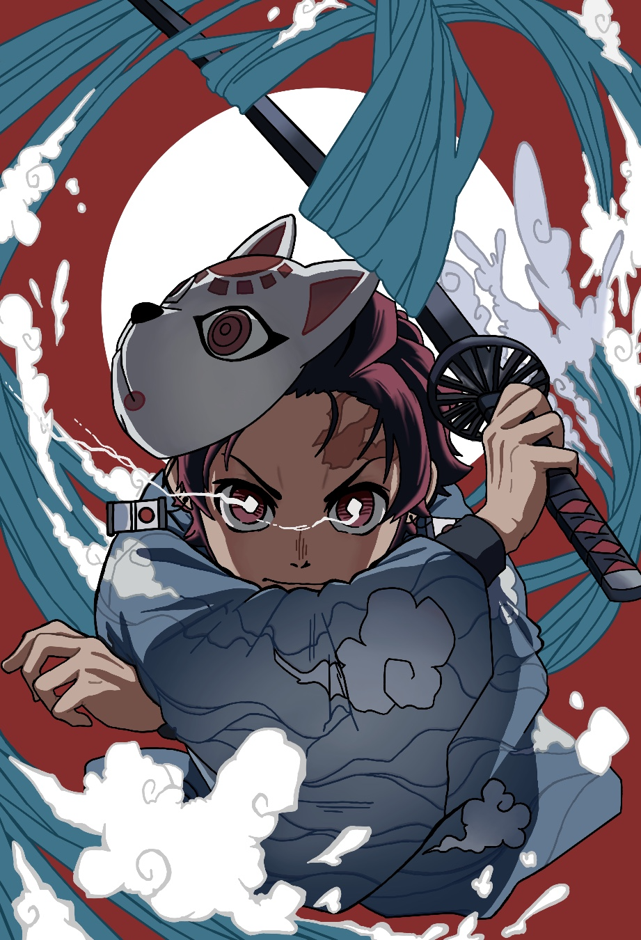 Tanjiro from Demon Slayer / Jul2022